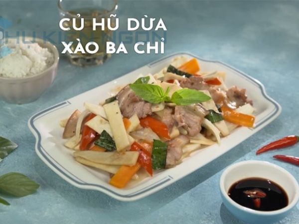 Chế biến các món ăn từ củ hủ dừa chua ngọt