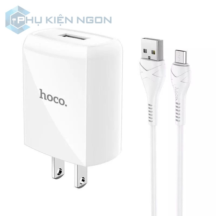 Bộ dây và cốc sạc nhanh Hoco cổng micro