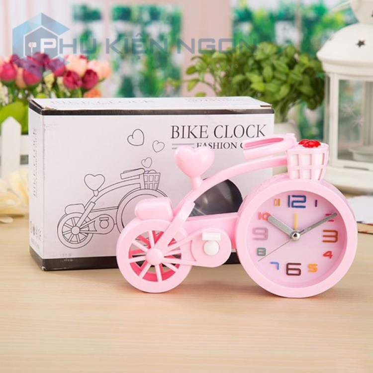 Đồng hồ để bàn hình xe đạp