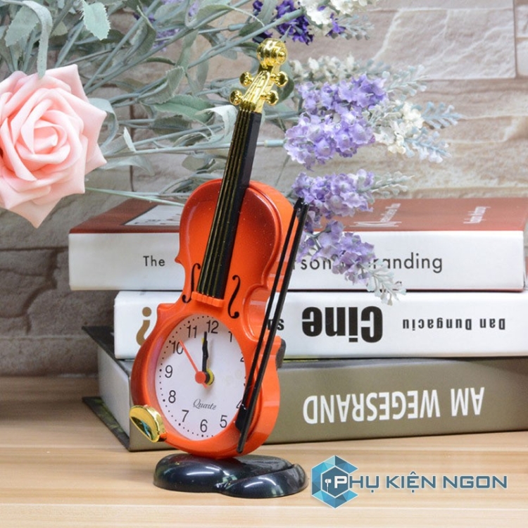 Đồng hồ để bàn đàn violin